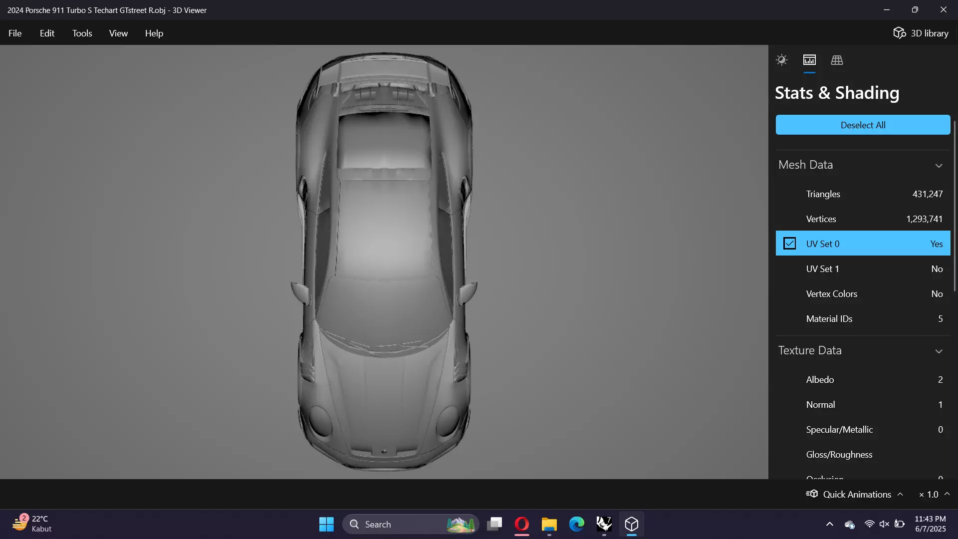 Porsche 911 TECHART GTstreet R 2022 3D model_25