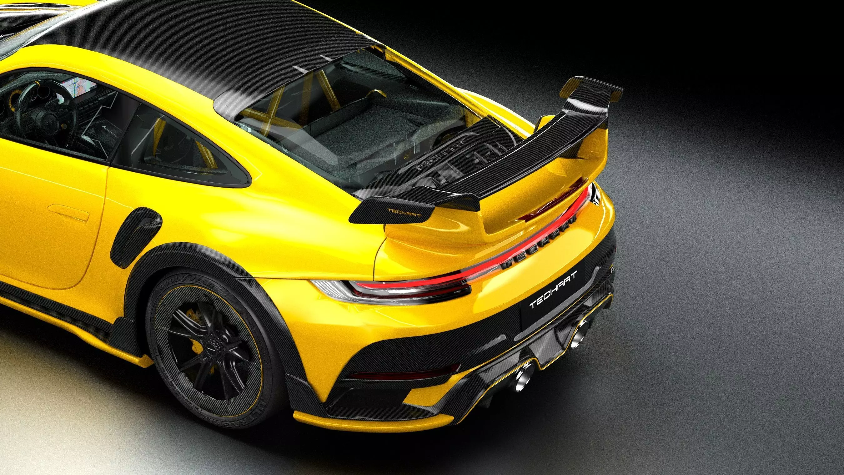 Porsche 911 TECHART GTstreet R 2022 3D model_5