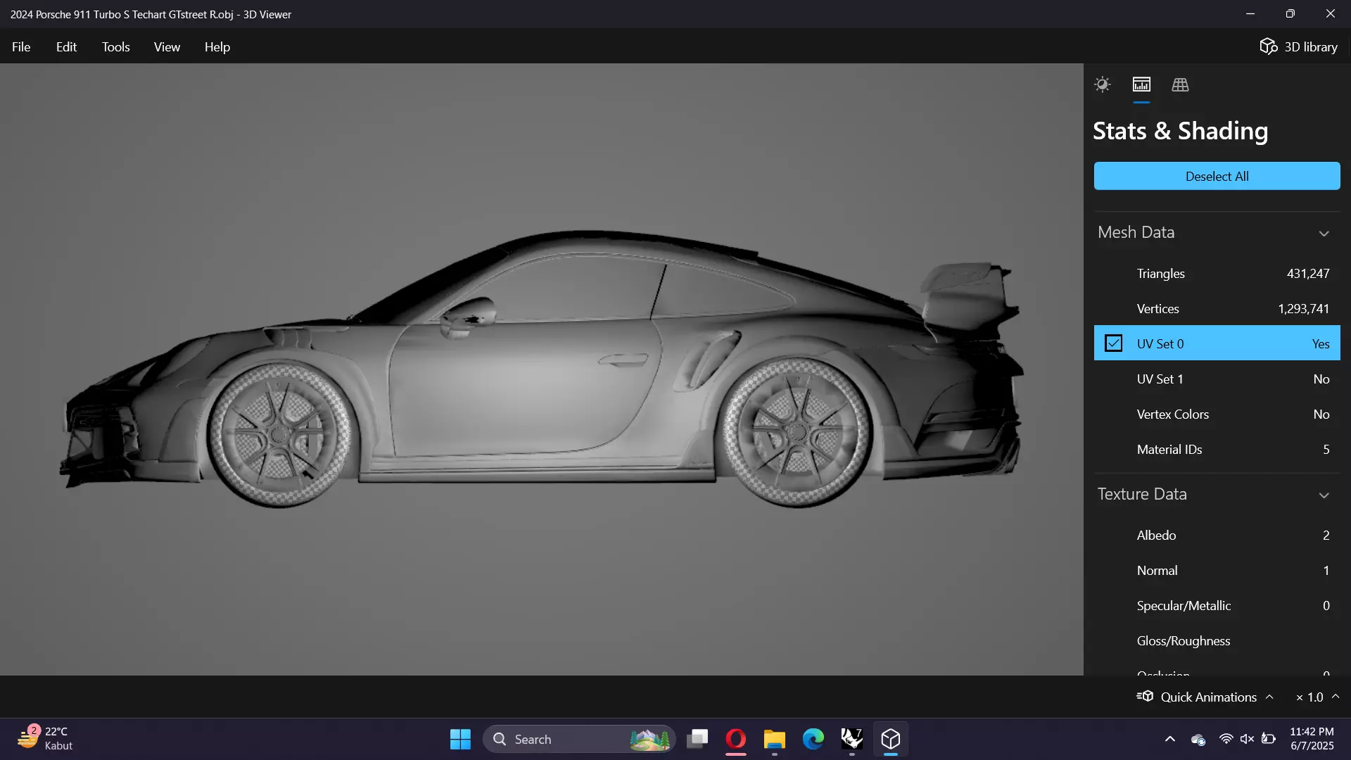 Porsche 911 TECHART GTstreet R 2022 3D model_24