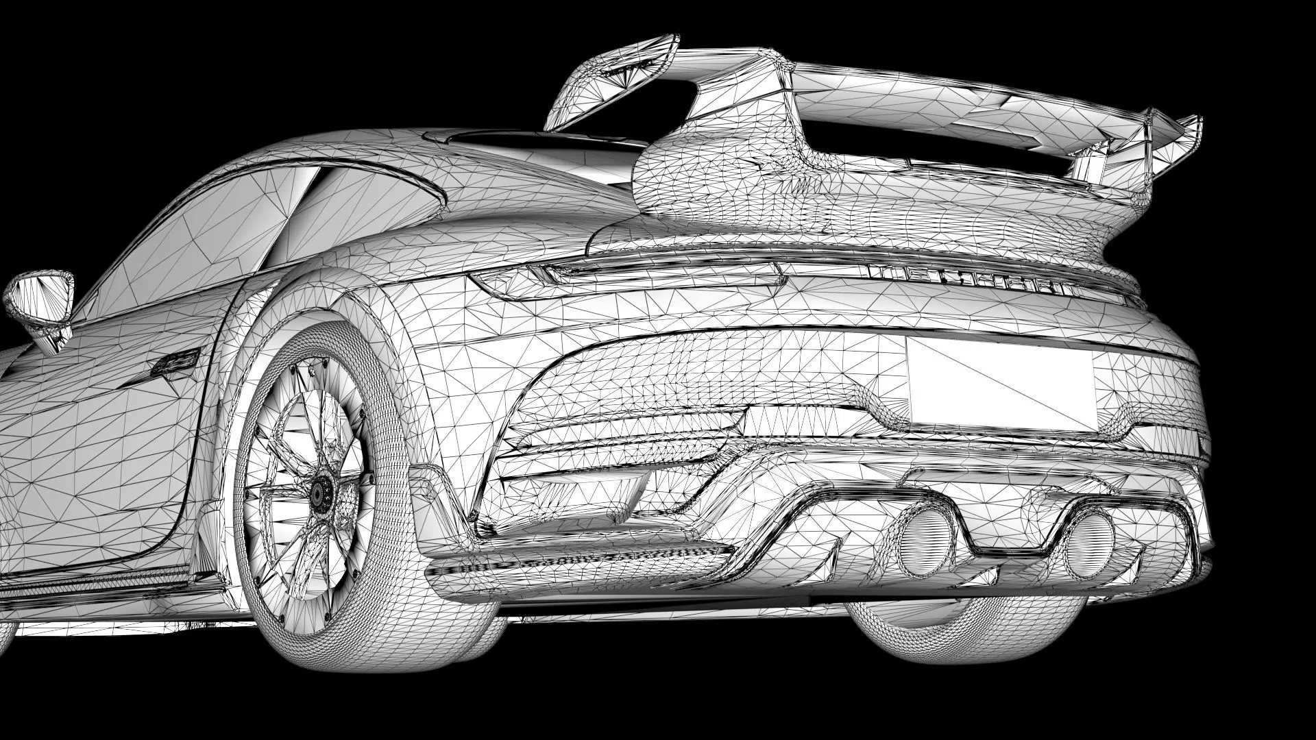 Porsche 911 TECHART GTstreet R 2022 3D model_13
