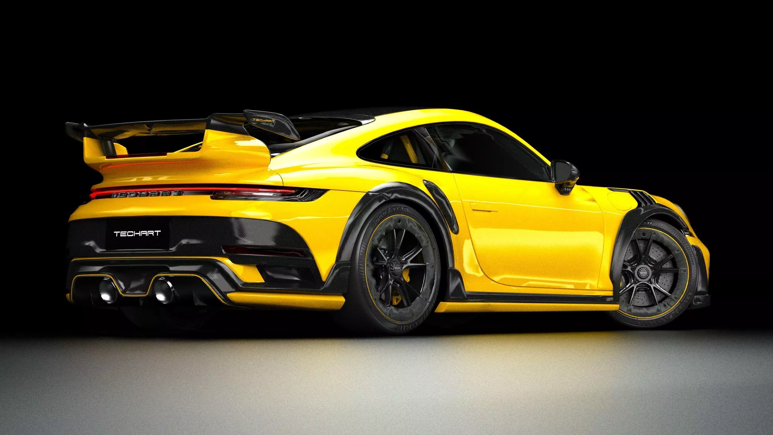 Porsche 911 TECHART GTstreet R 2022 3D model_4