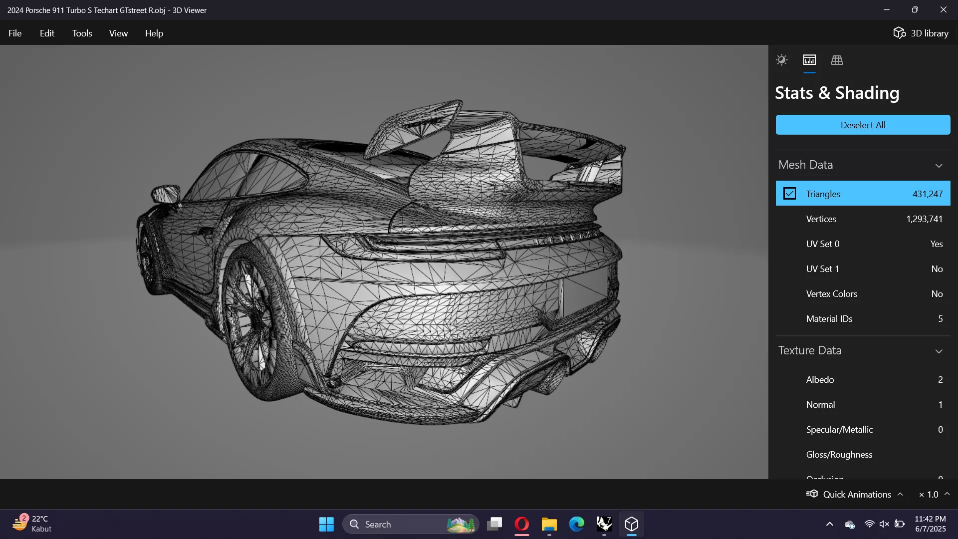 Porsche 911 TECHART GTstreet R 2022 3D model_23