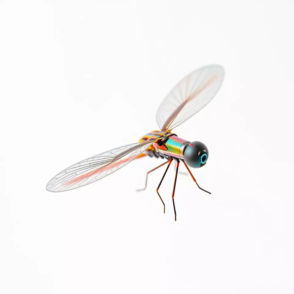 Colorful Dragonfly model pack Low-poly 3D model_3