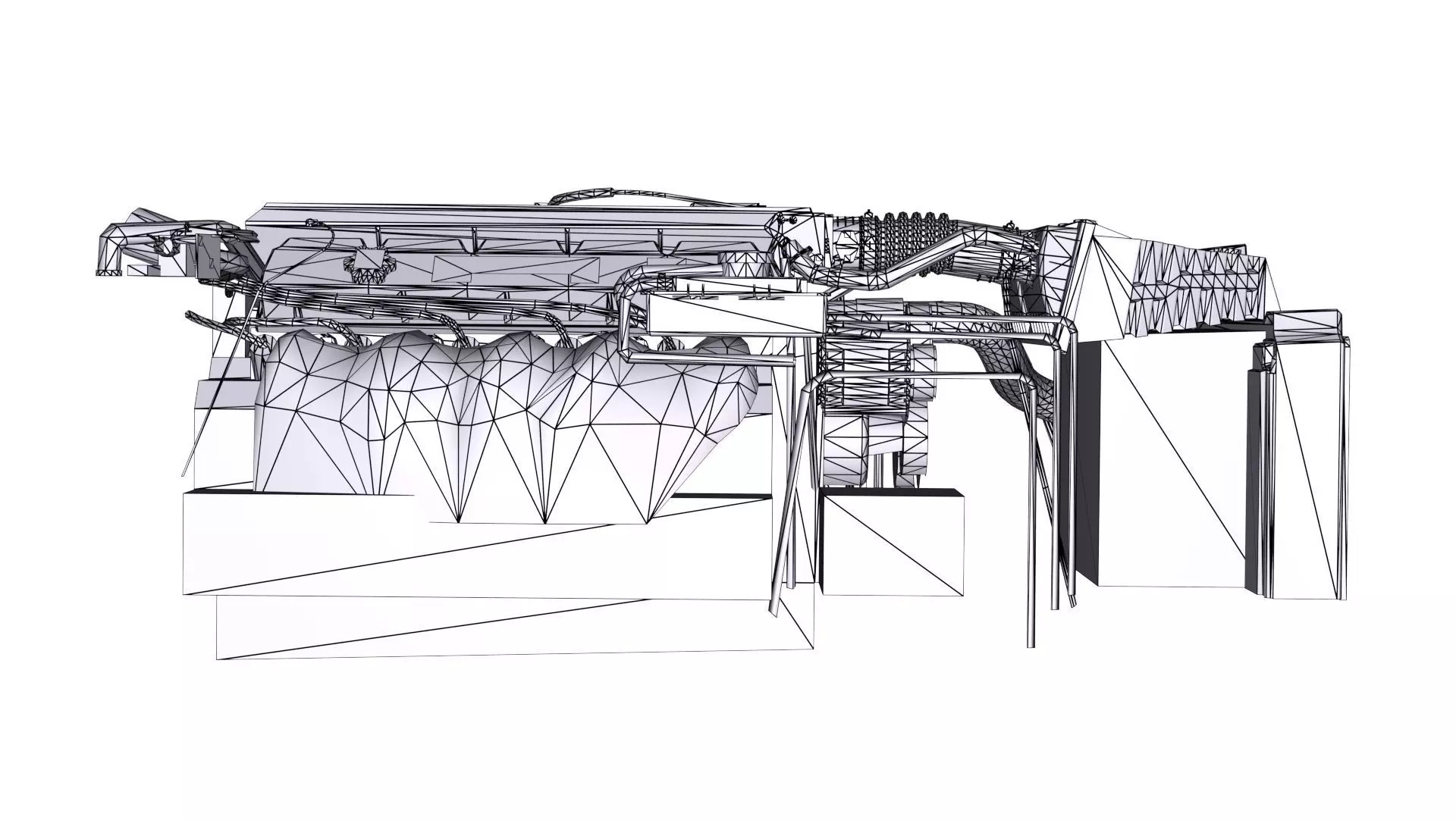 Dodge Viper V10 Engine Low-poly 3D model_8