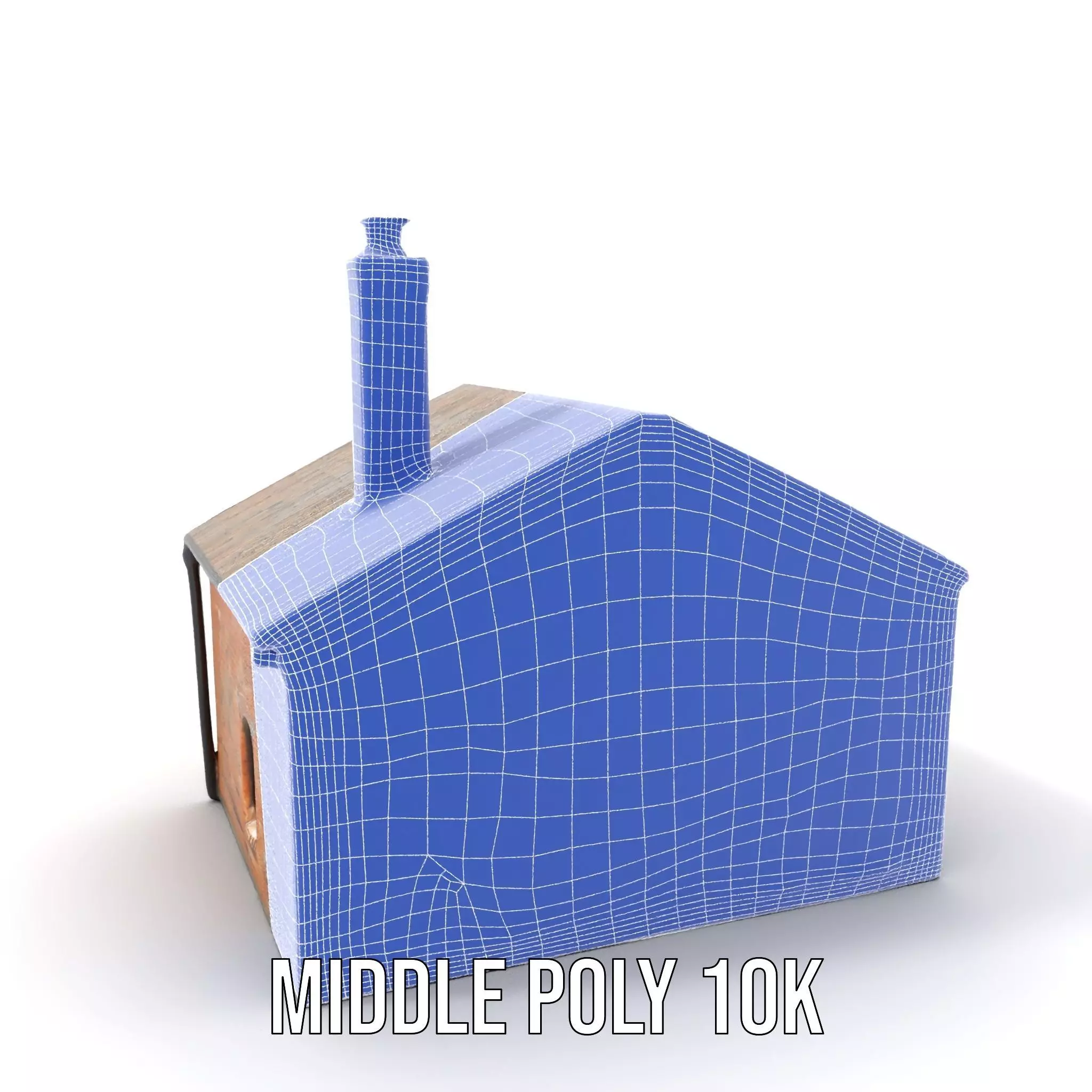 Rustic Brick House model pack Low-poly 3D model_19