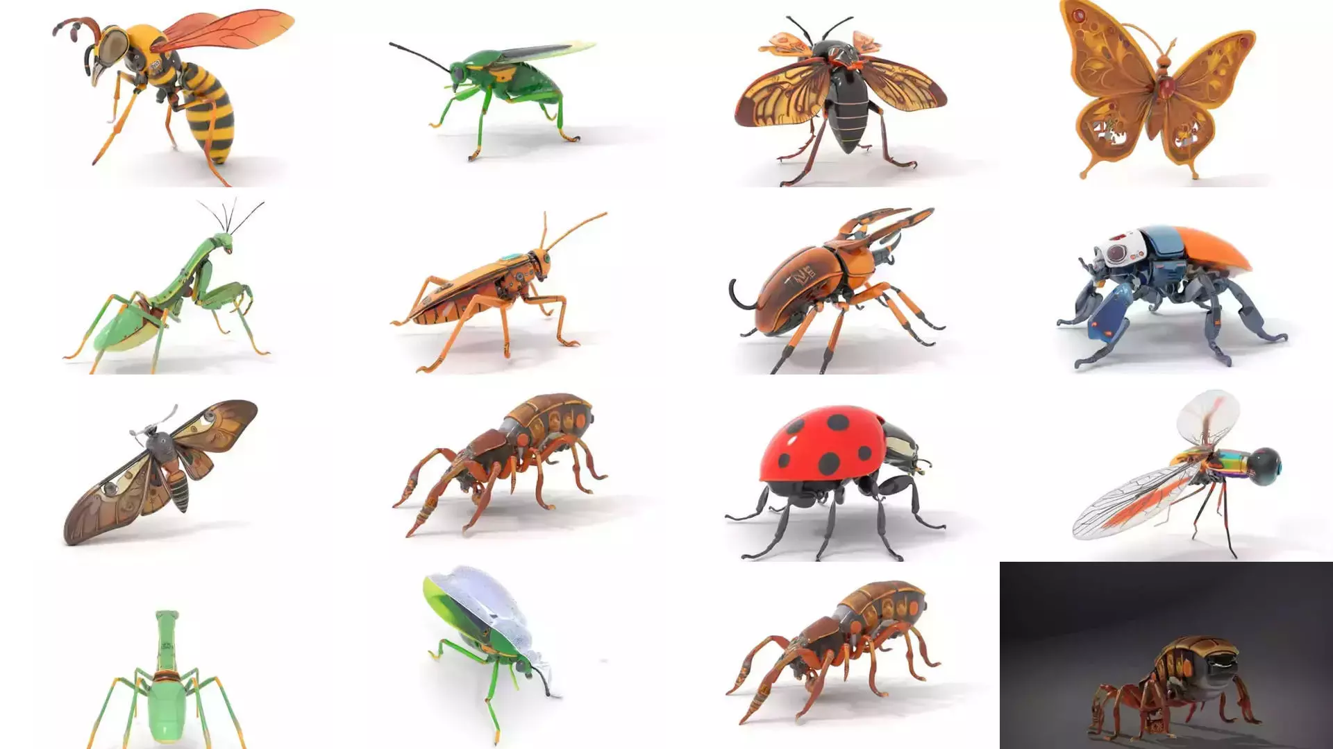 Exquisite Mechanical Insects Collection _32