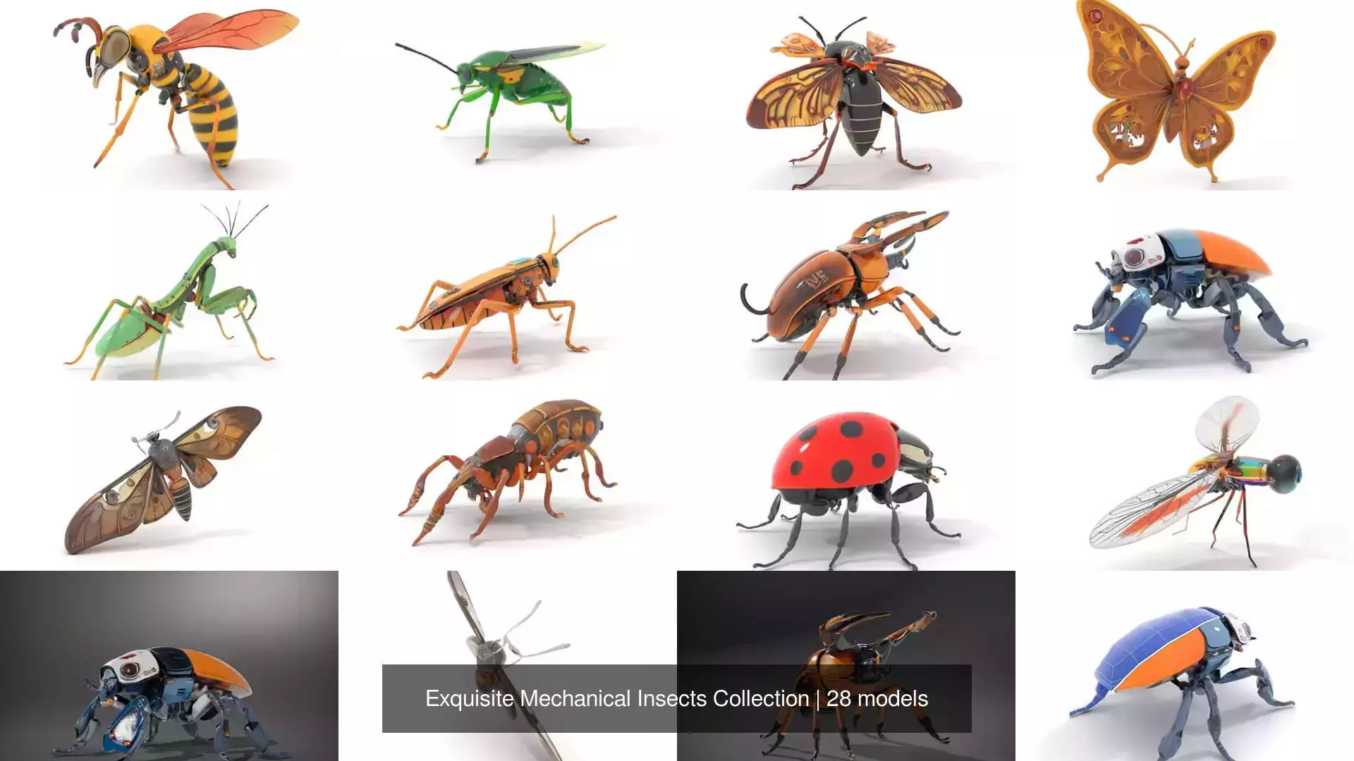 Exquisite Mechanical Insects Collection _33