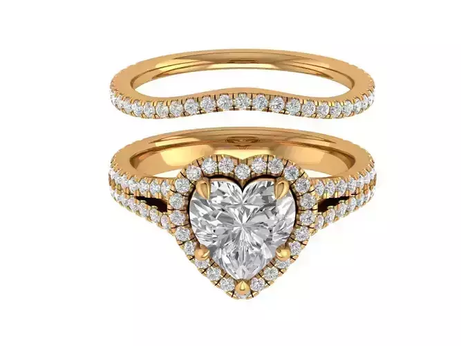 Heart Engagement Ring