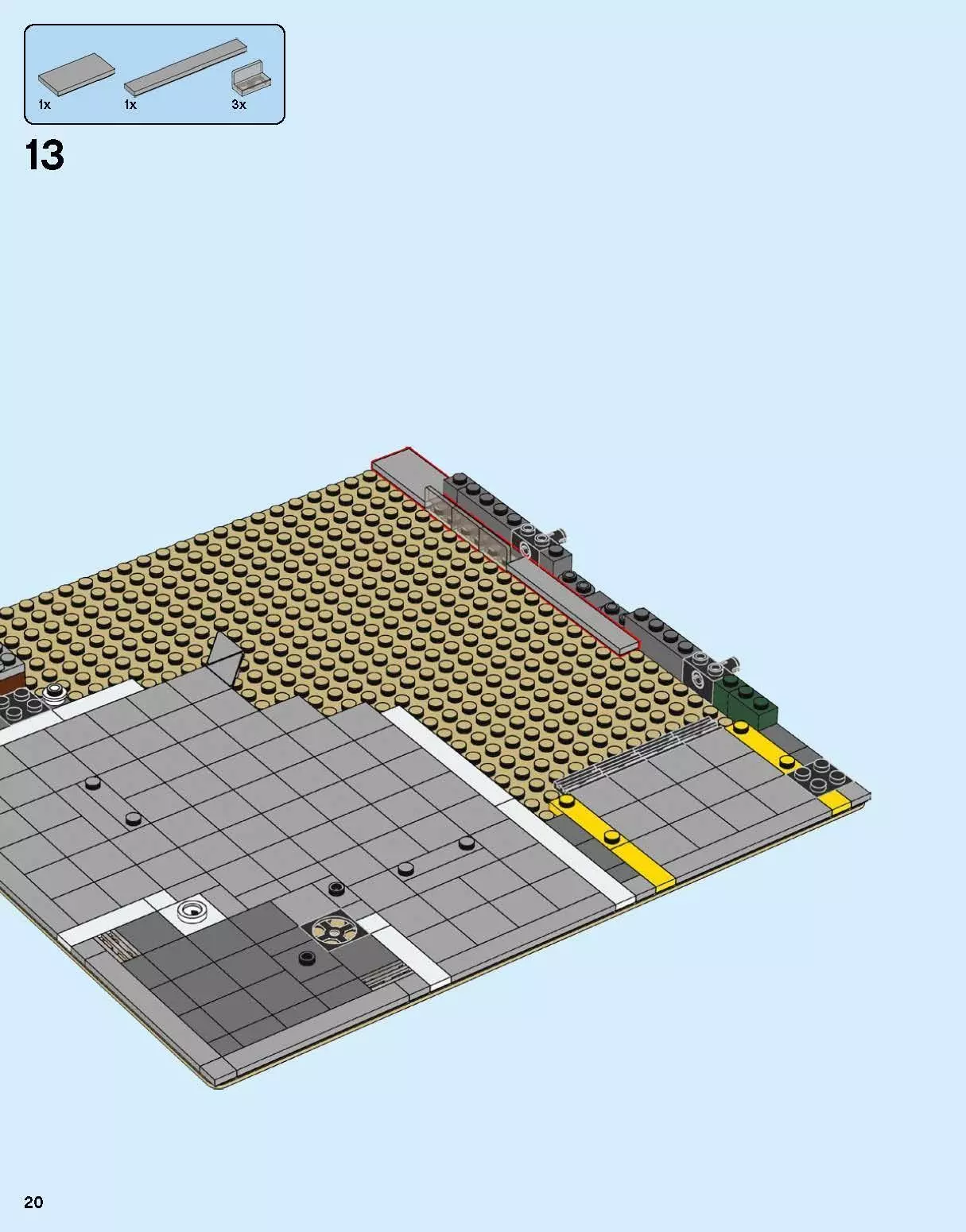 TwindBricks3D - 10264 Corner-Garage 3D print model_17