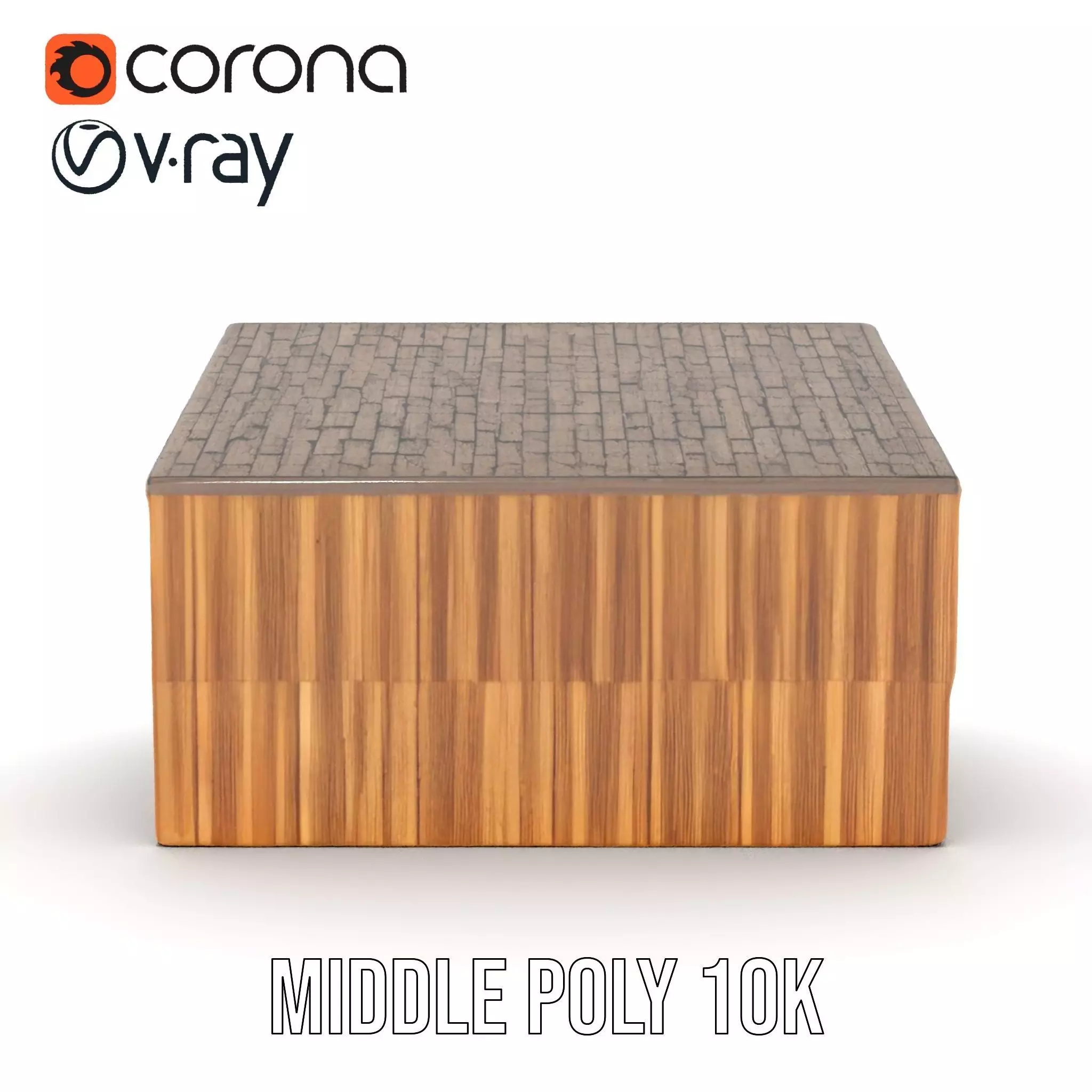 Modern Wooden House model pack Low-poly 3D model_23
