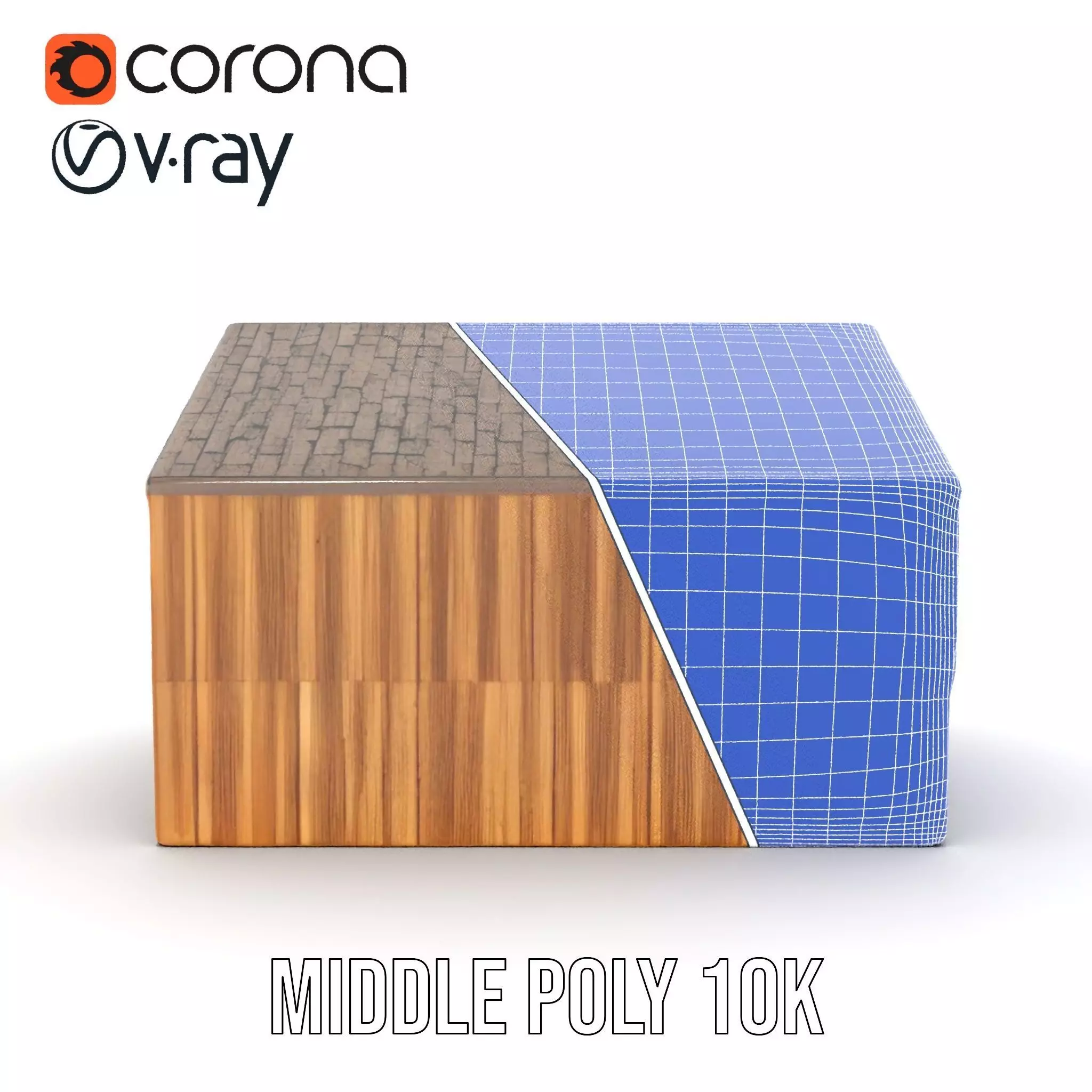 Modern Wooden House model pack Low-poly 3D model_31