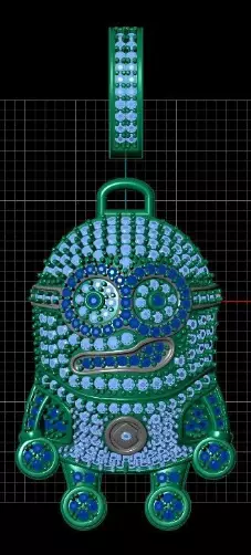 Bright Smile Minion Locket 3D print model 3D print model_3