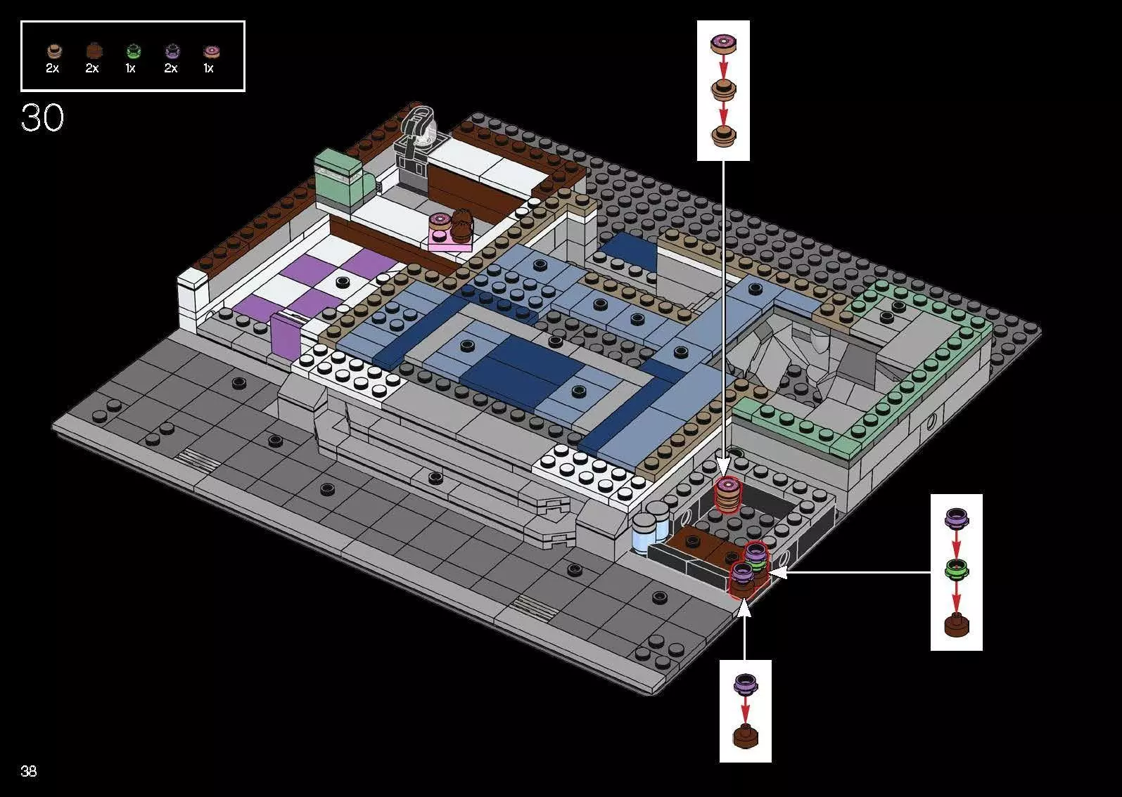 TwindBricks3D - 10278 Police Station 3D print model_42