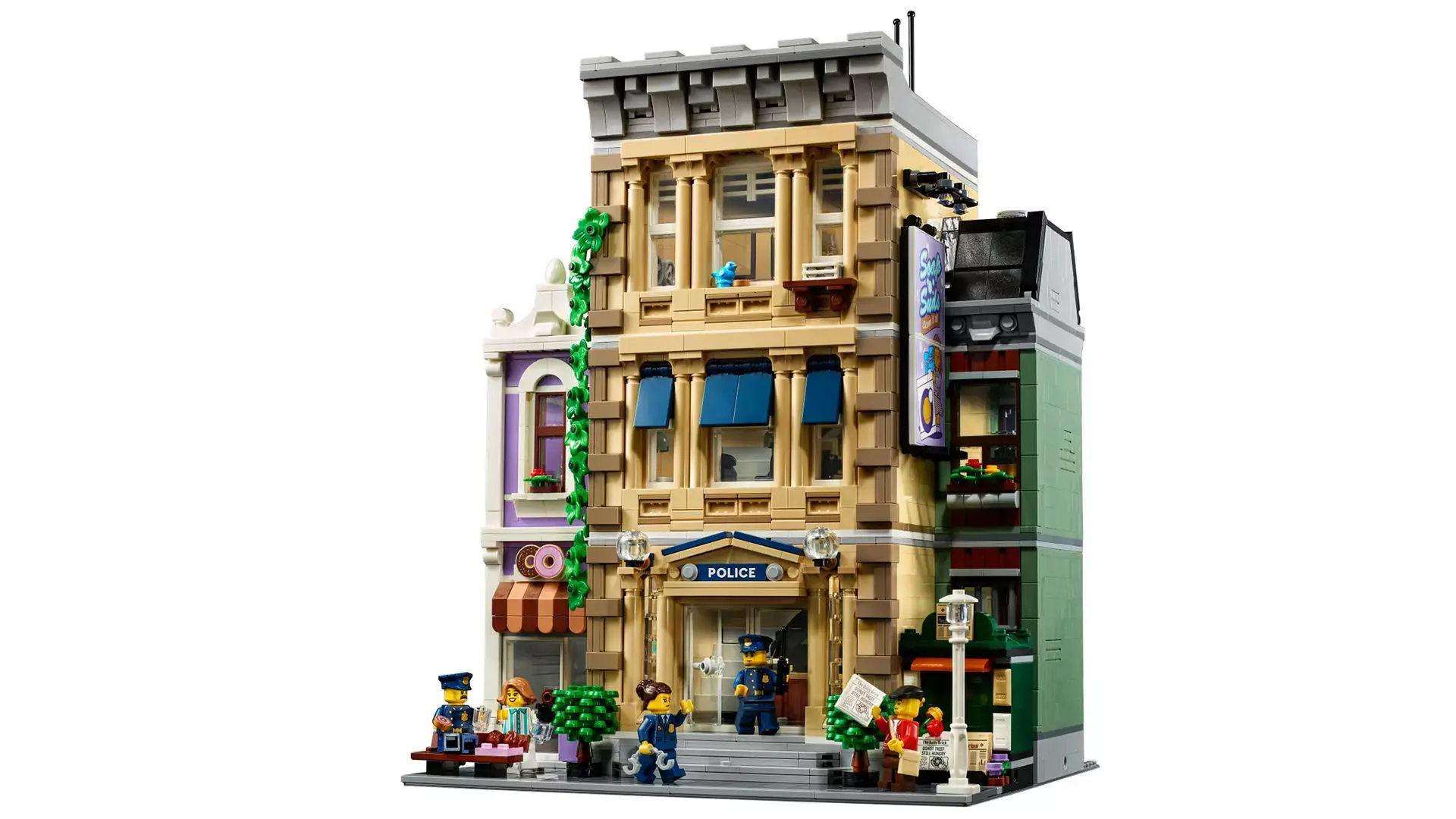 TwindBricks3D - 10278 Police Station 3D print model_0