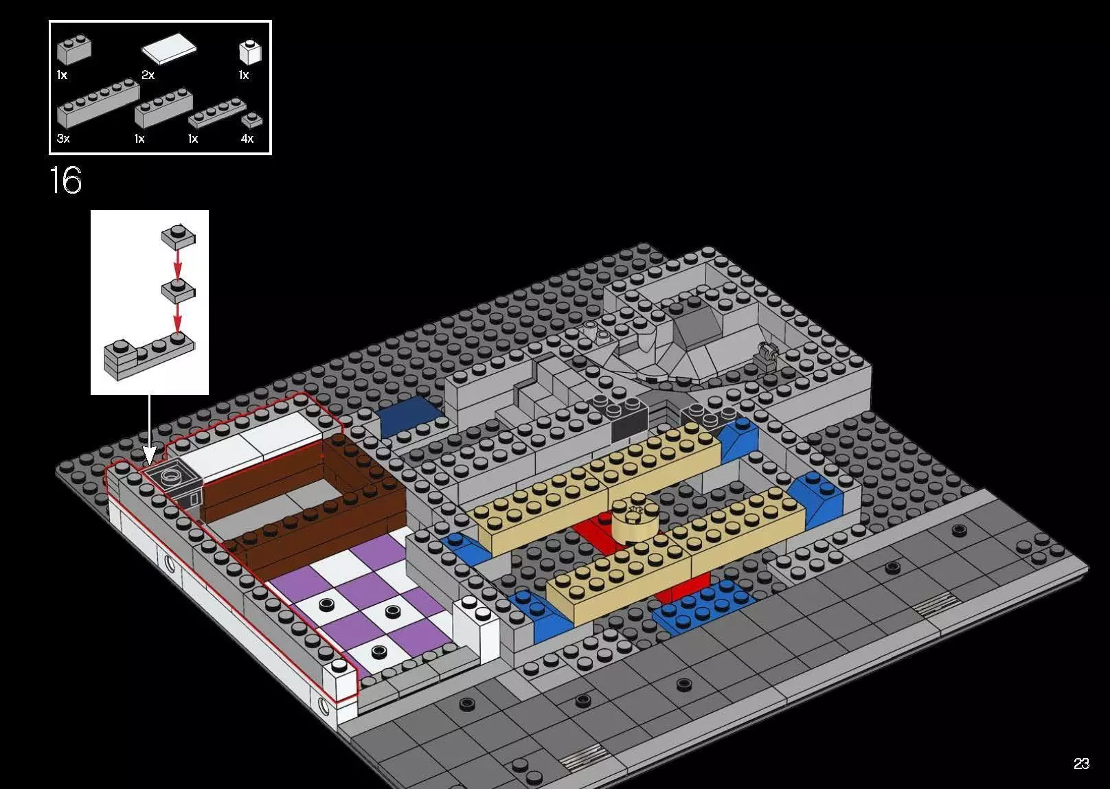 TwindBricks3D - 10278 Police Station 3D print model_27