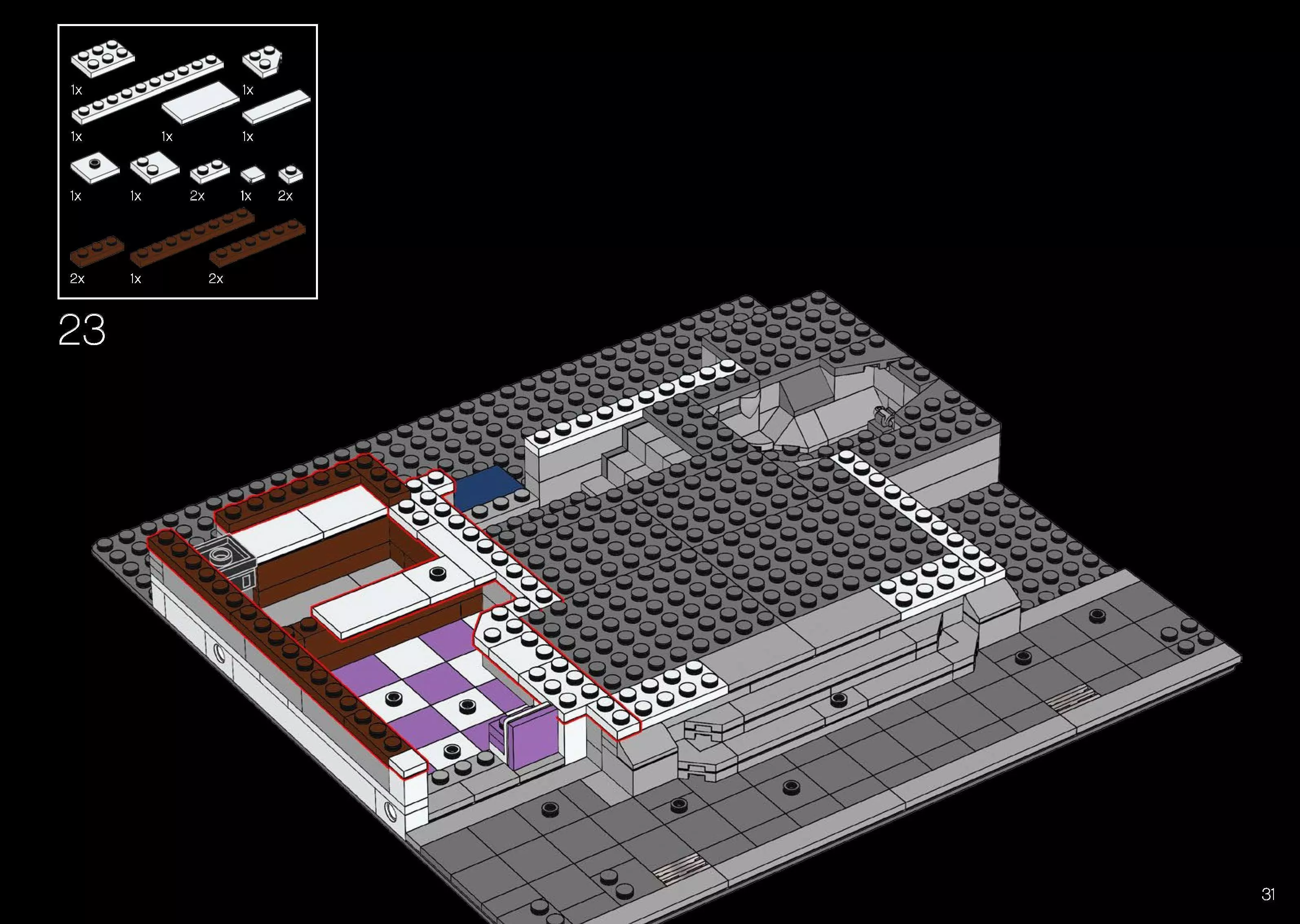 TwindBricks3D - 10278 Police Station 3D print model_35