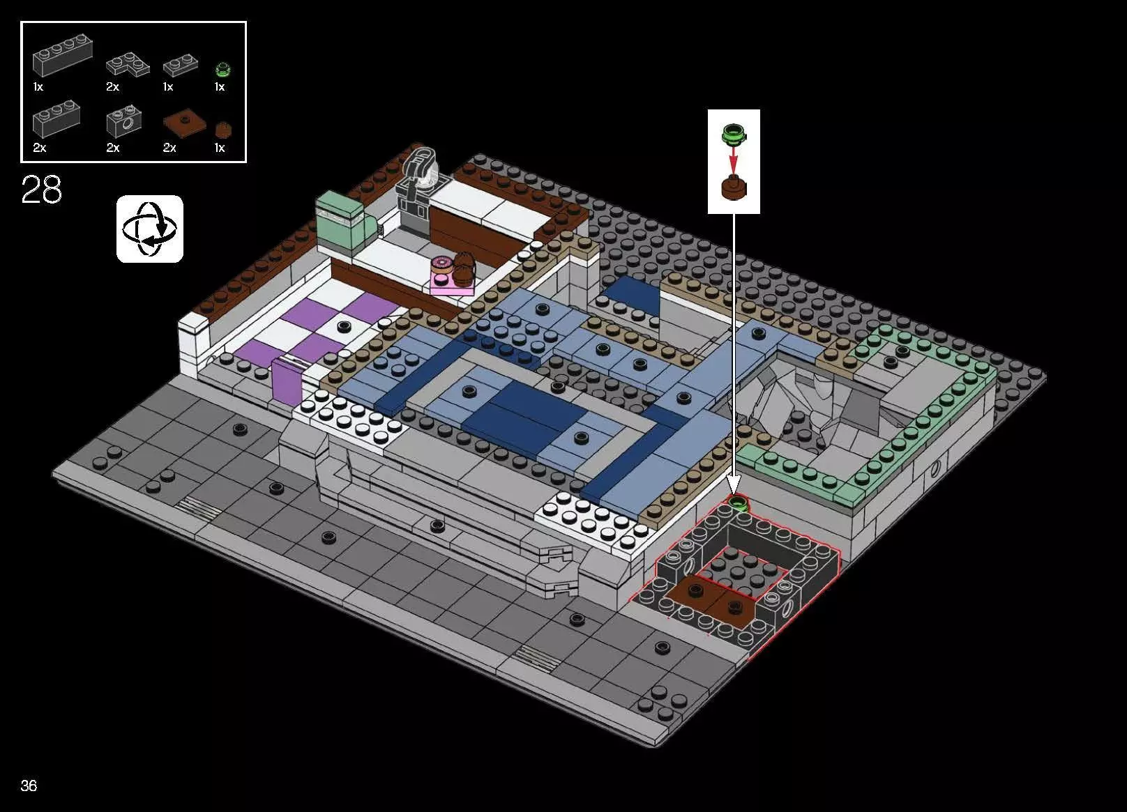 TwindBricks3D - 10278 Police Station 3D print model_40