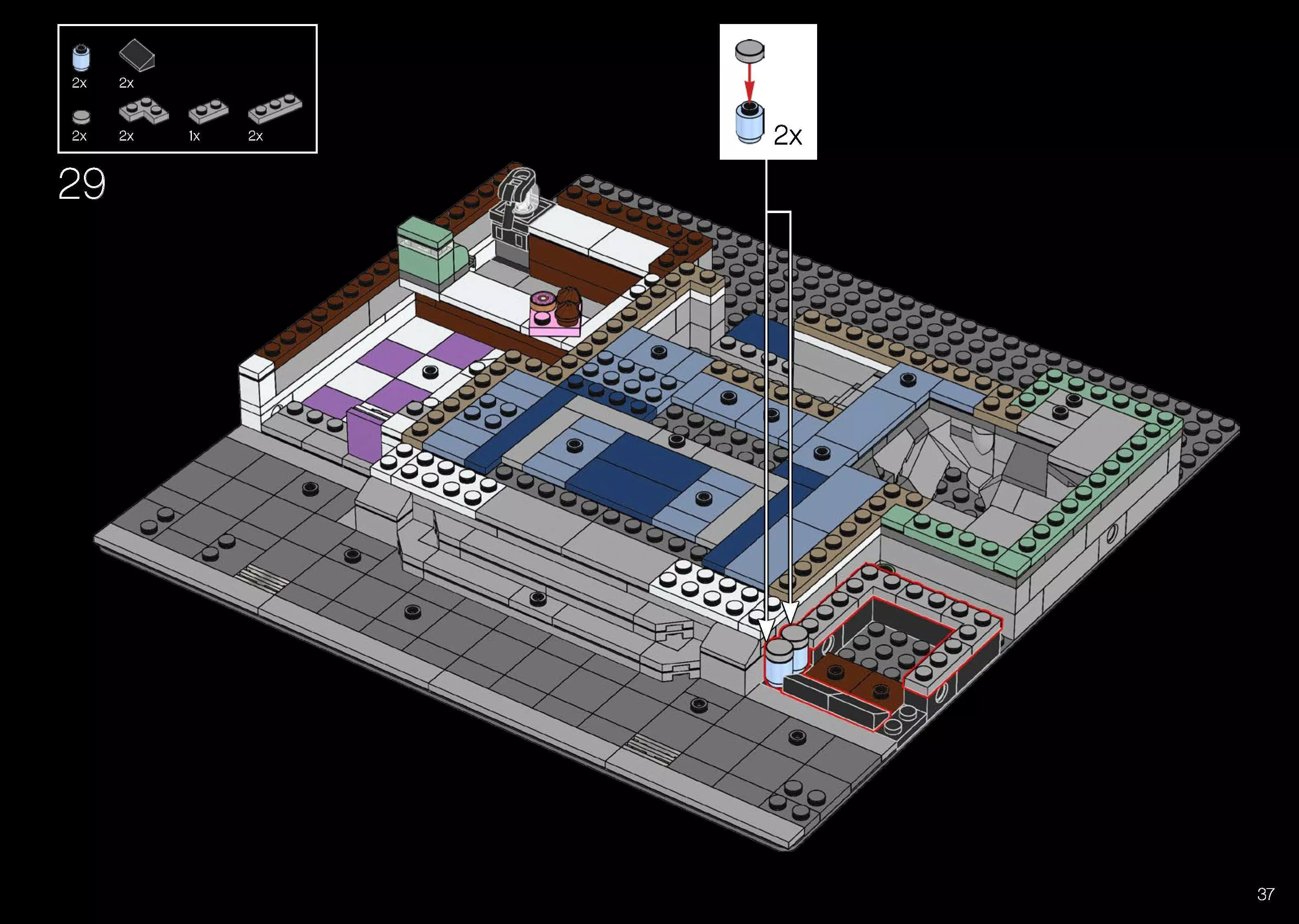 TwindBricks3D - 10278 Police Station 3D print model_41