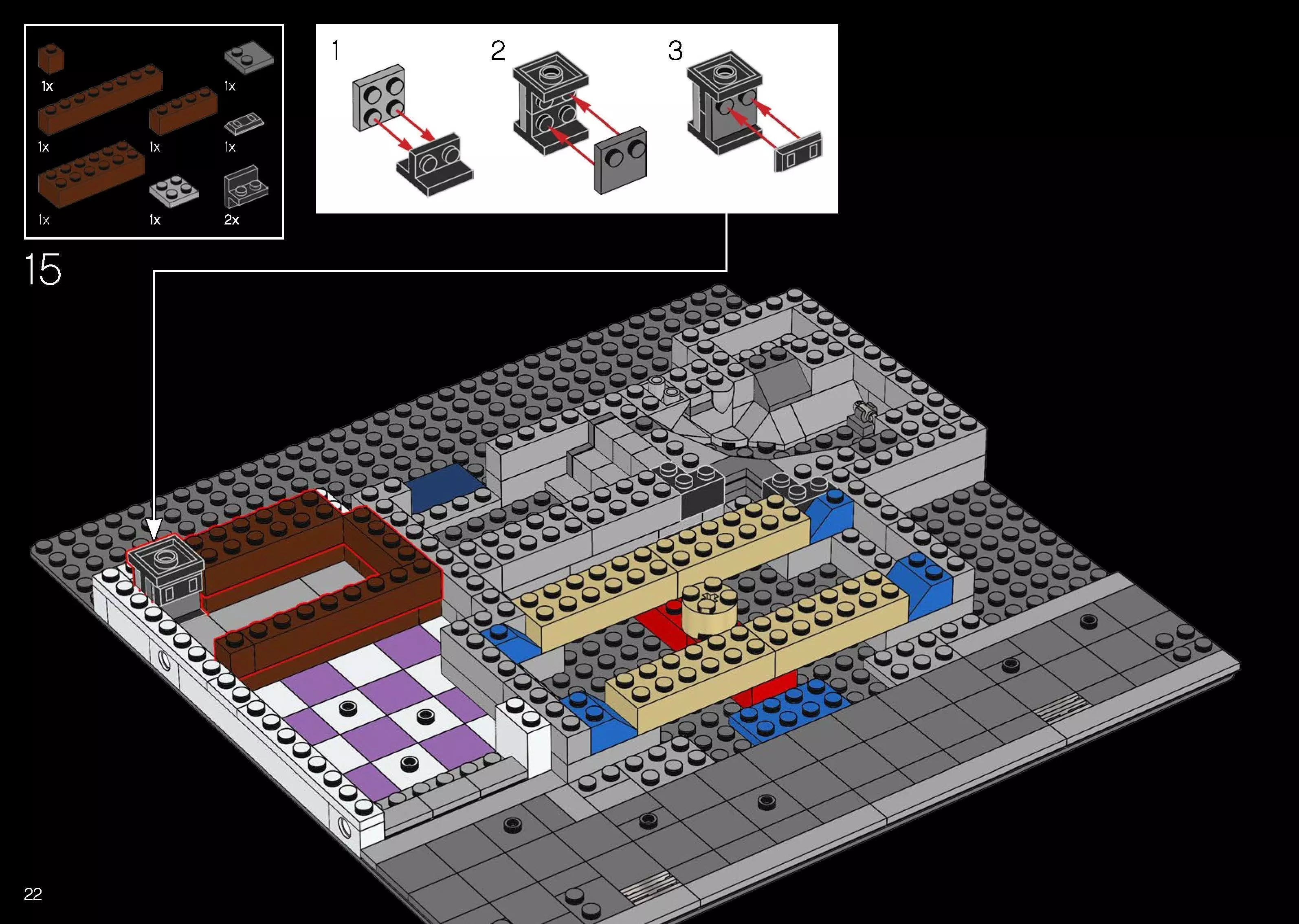 TwindBricks3D - 10278 Police Station 3D print model_26