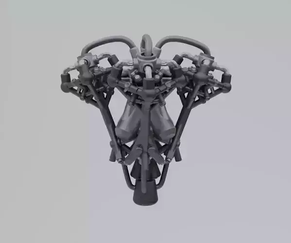 Scifi Proton Propulsion Engine Concept