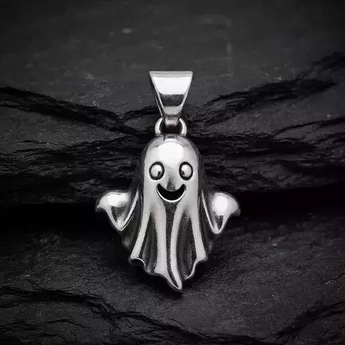 Halloween Spooky Ghost Charm Pendant