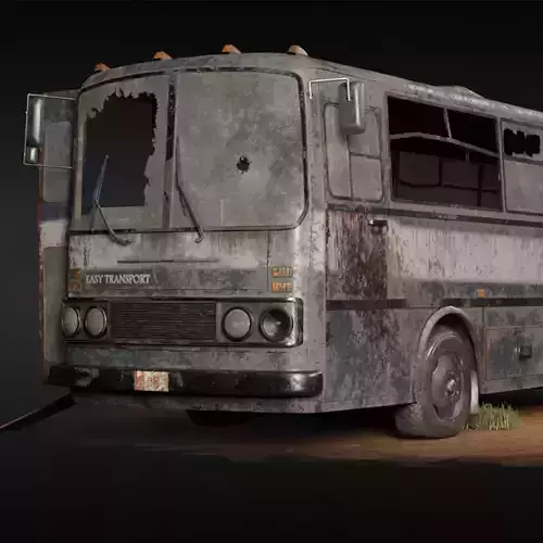 Abandoned bus