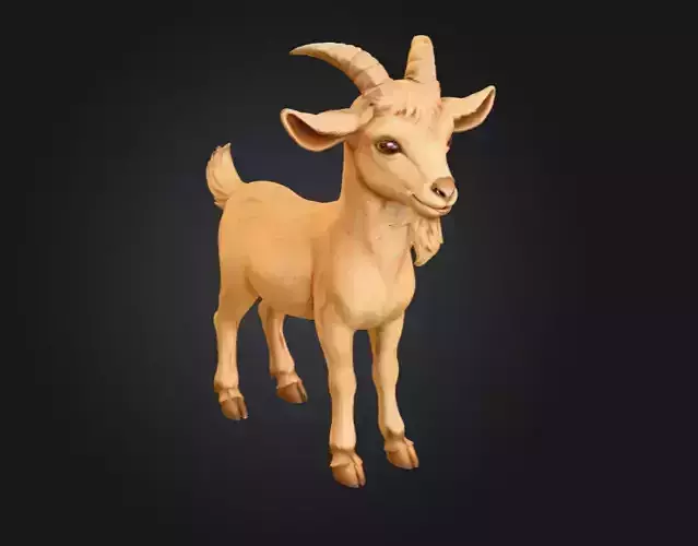 Mountain Mischief Low-poly 3D model