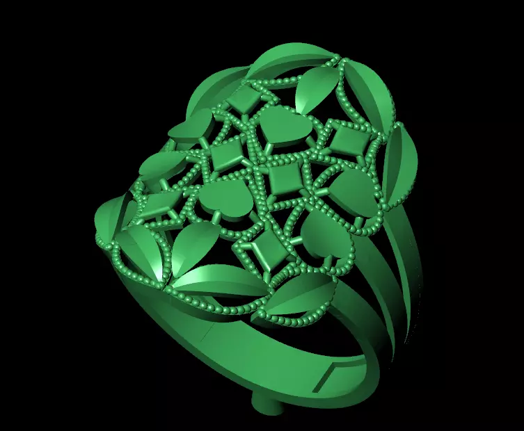 Rings 3D print model_2