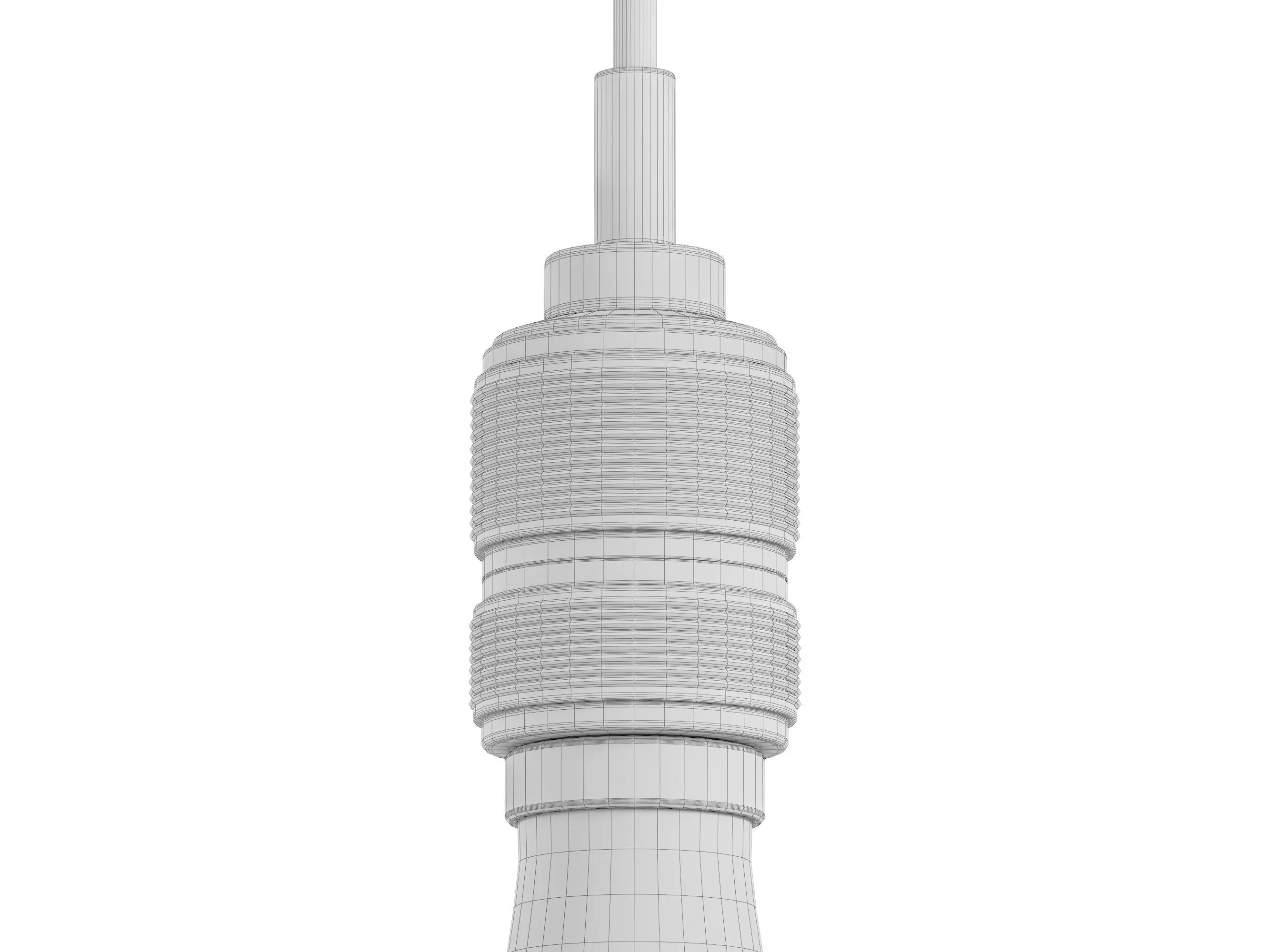 Hook Pendant-6Light 3D model_16