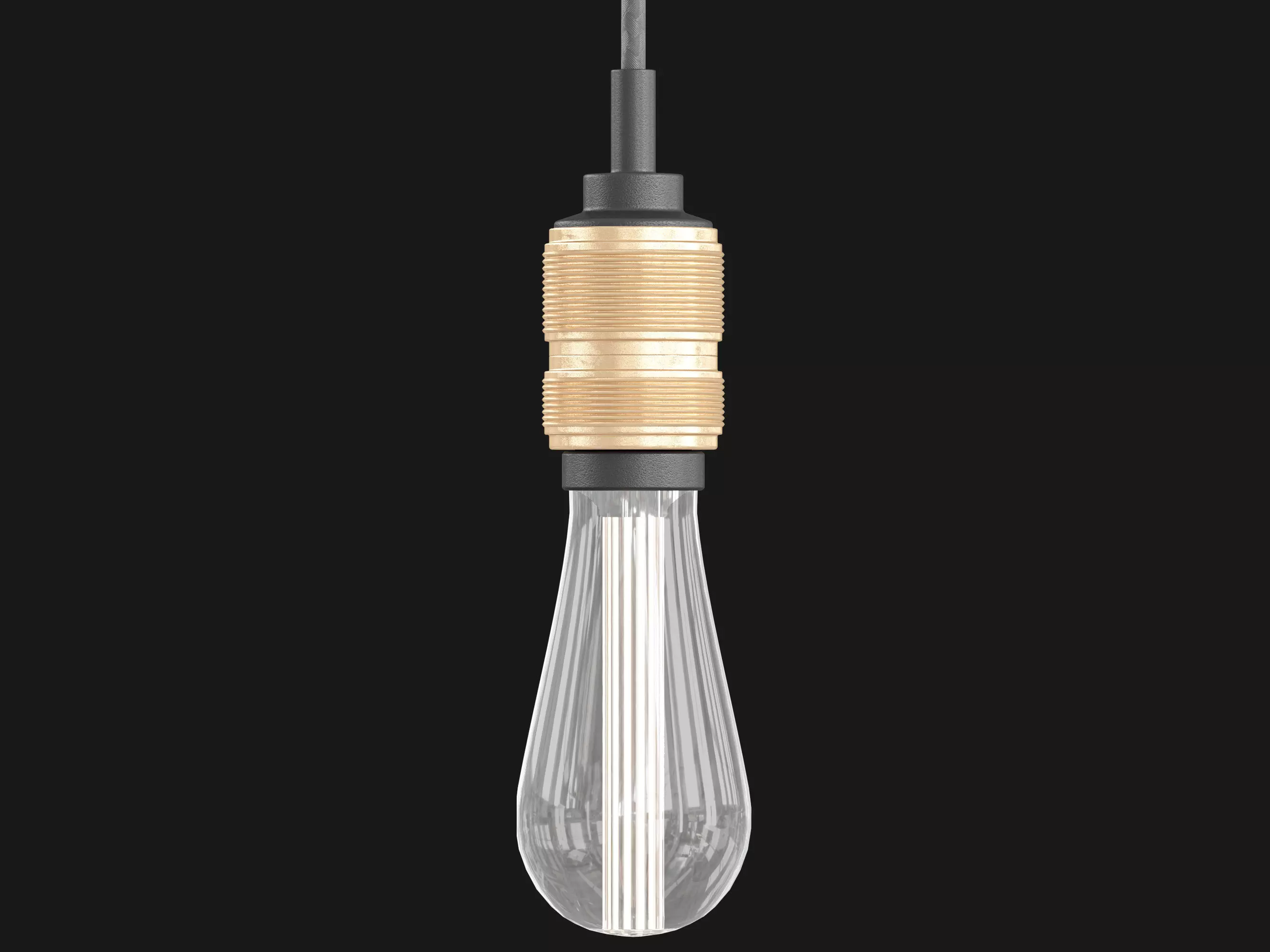 Hook Pendant-6Light 3D model_13