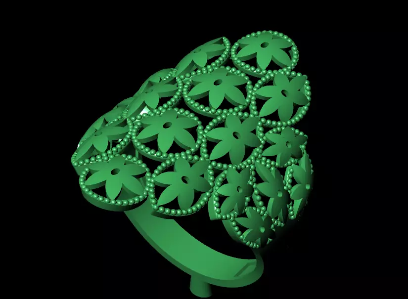 Rings 3D print model_2