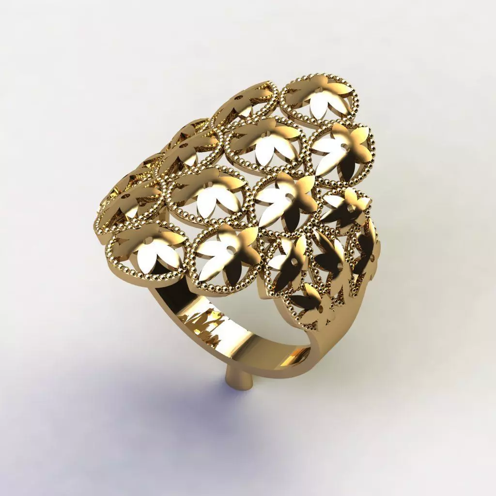 Rings 3D print model_0