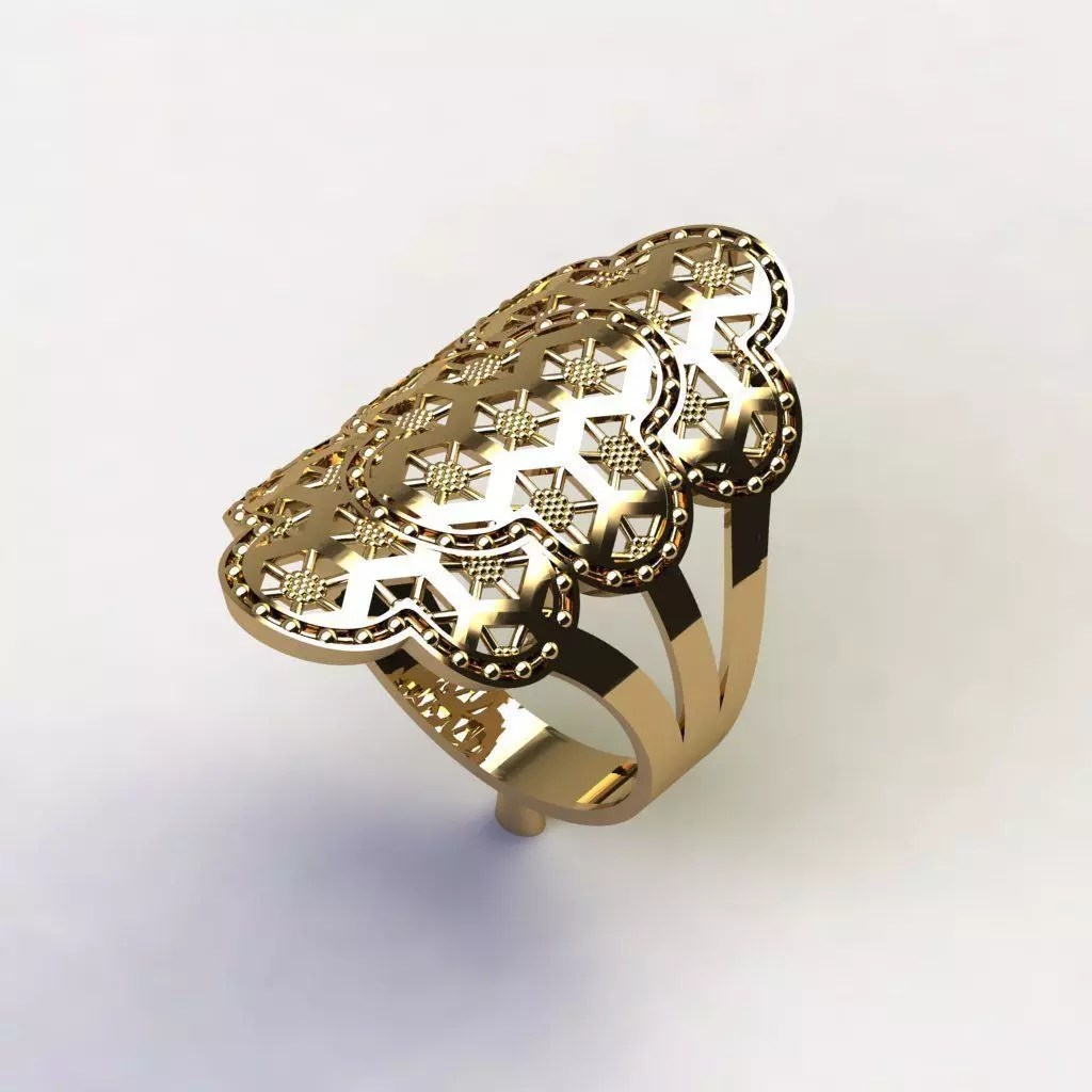 Rings 3D print model_0