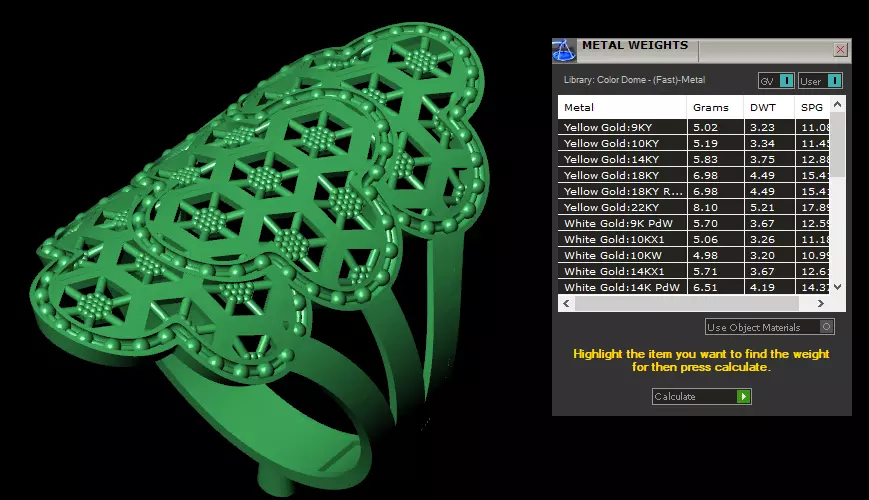 Rings 3D print model_3