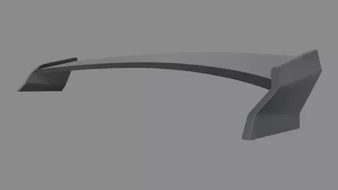 Car Spoiler Lotus Exige Cup 260 Low-poly 3D model
