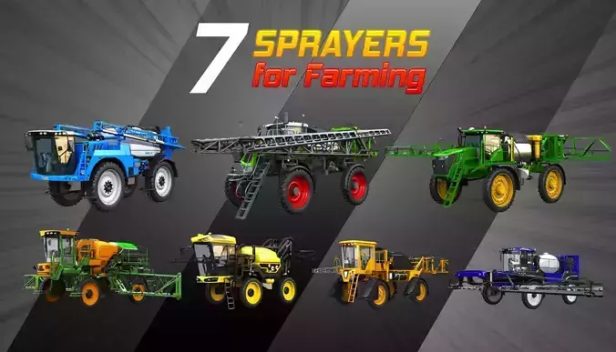 7 Sprayers Collection for Farming 