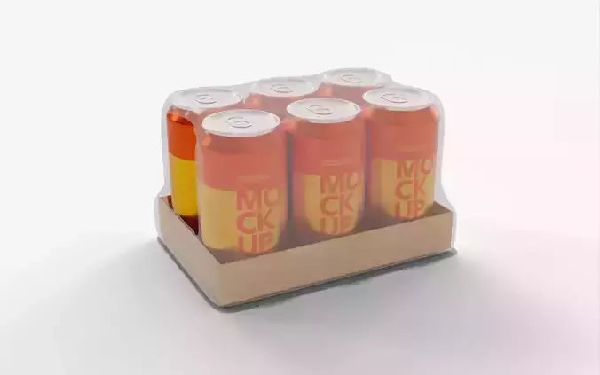 Orange Soda Can Pack of 6