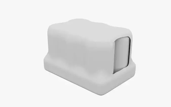 Orange Soda Can Pack of 6 3D model 7