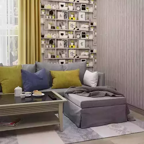 Modern Scandi Bookshelf