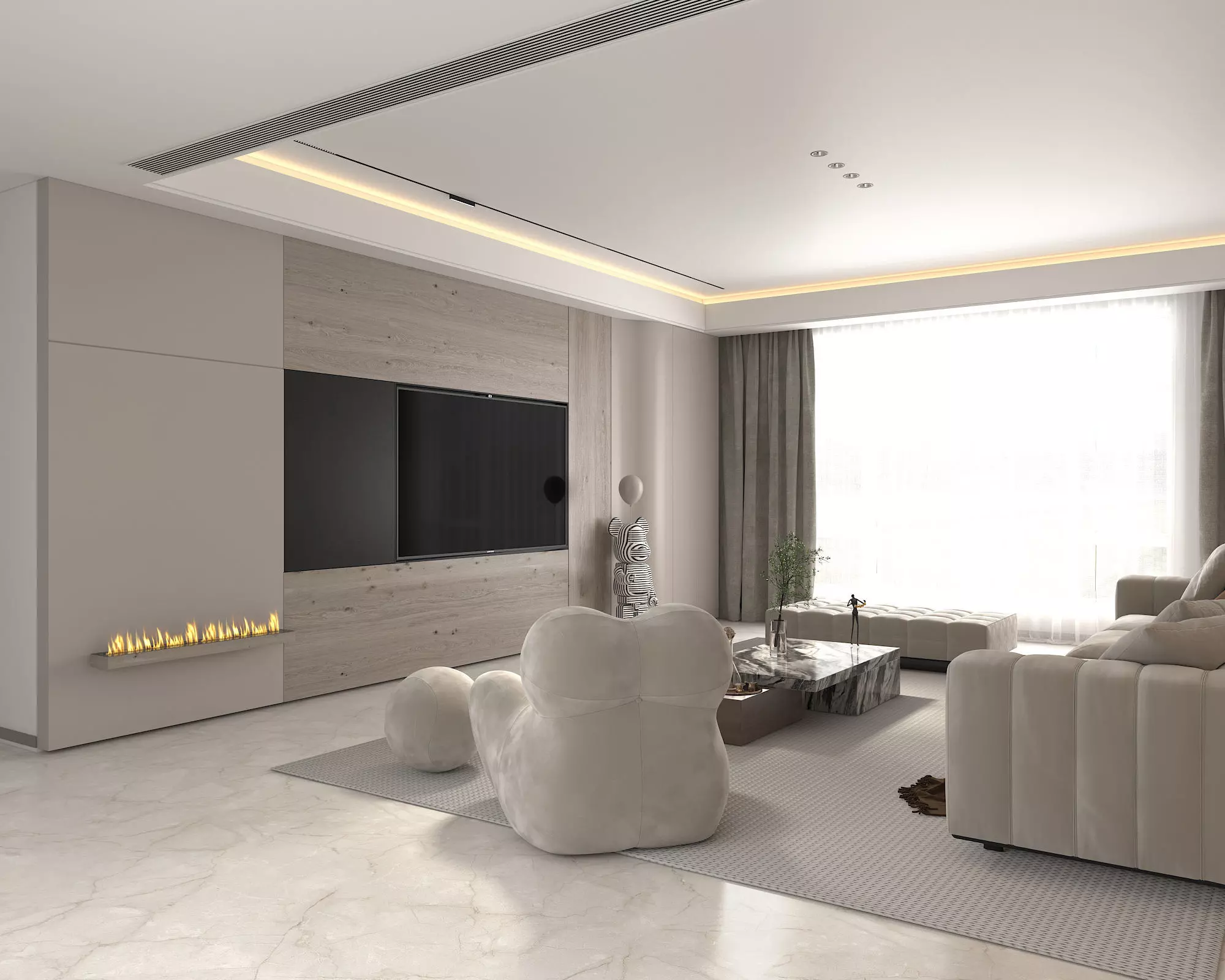 Living Room Scene 10 3D model_5