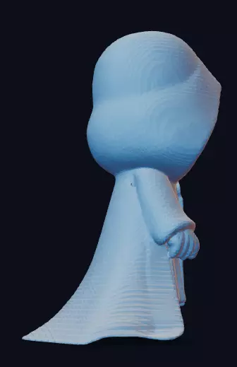 Chibi Grim Reaper Halloween Pumpkin Edition 3D print model_4