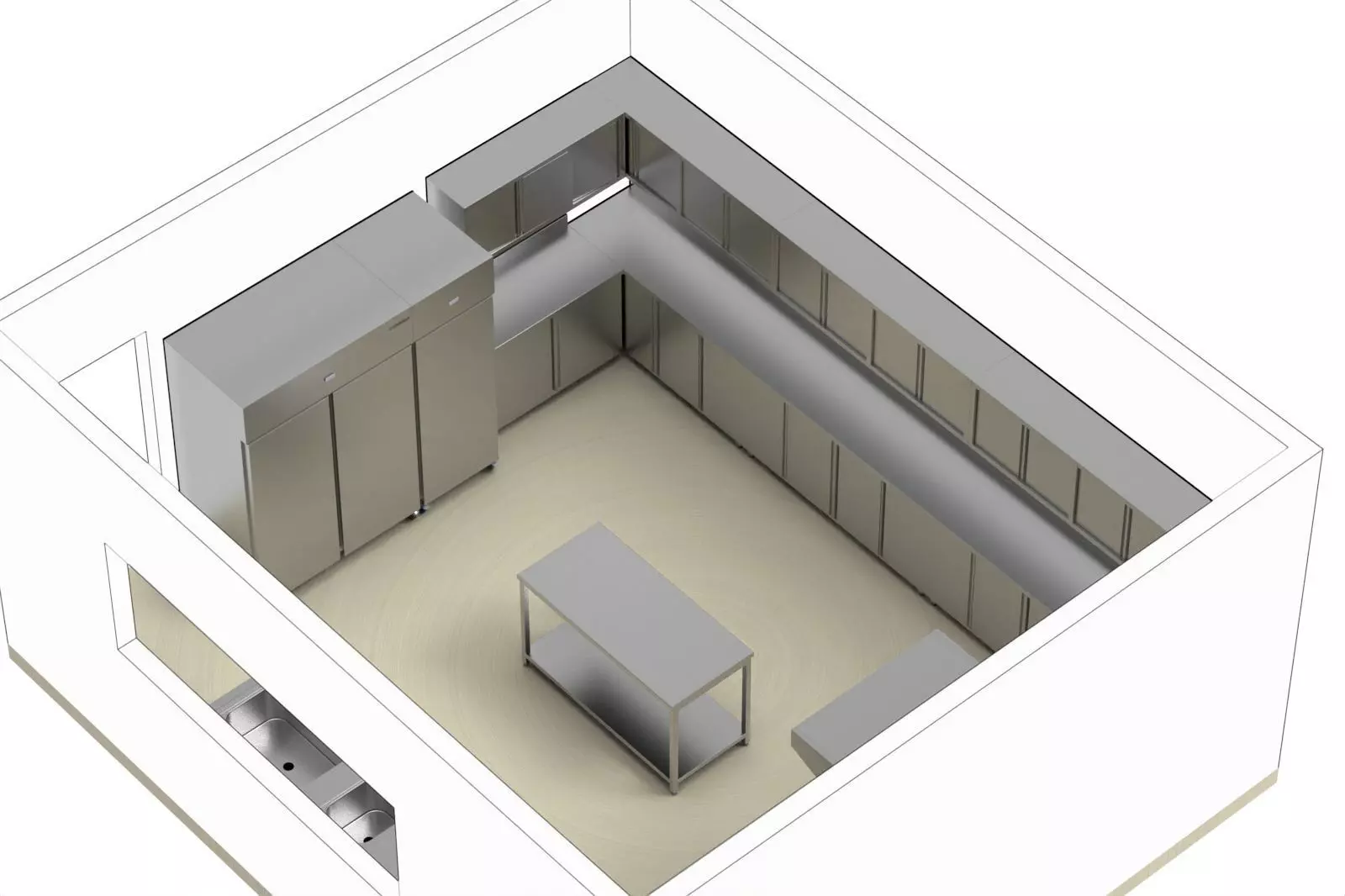 KITCHEN 36 3D model_1