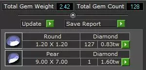 Pear Engagement Ring 3D print model_14