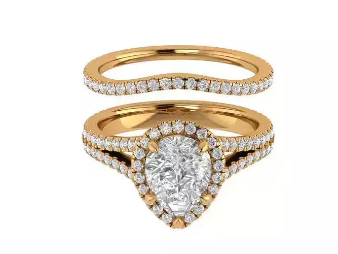 Pear Engagement Ring