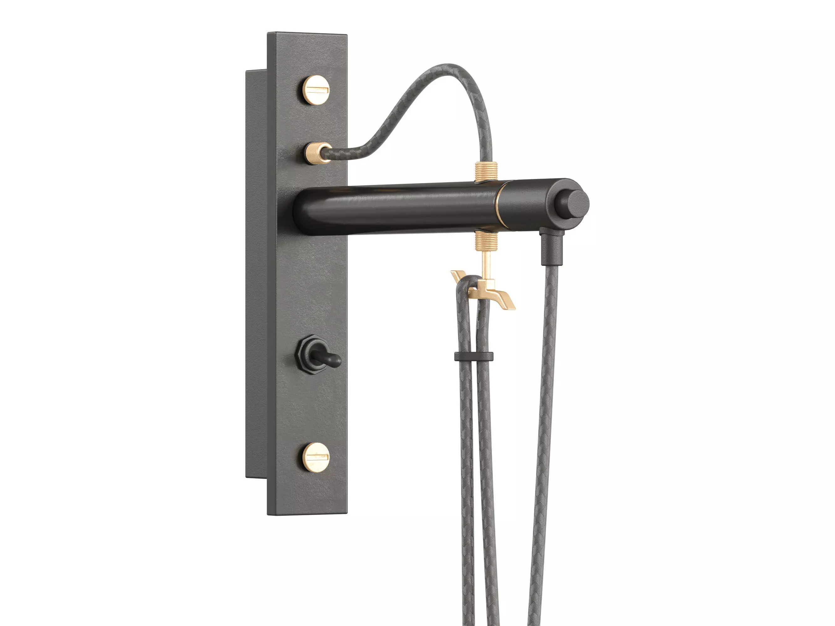 Hook Wall light 3D model_2