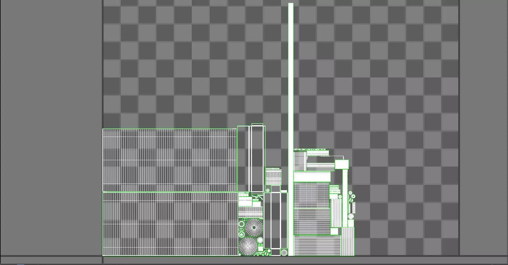 Hook Wall light 3D model_15