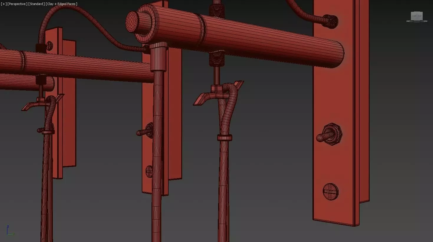 Hook Wall light 3D model_21