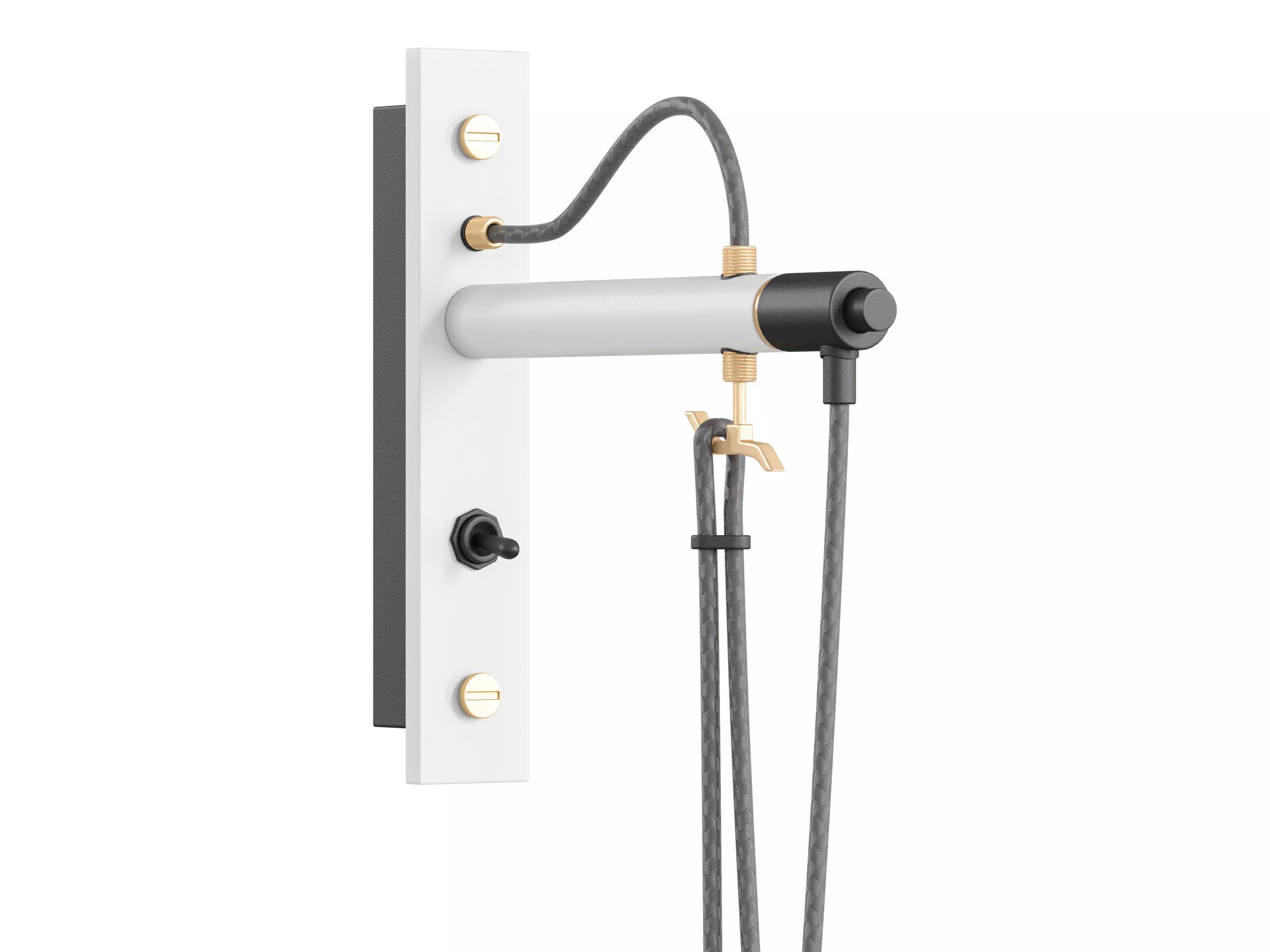 Hook Wall light 3D model_5