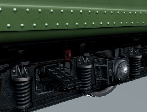 6-axle passenger railcar 3D model_15