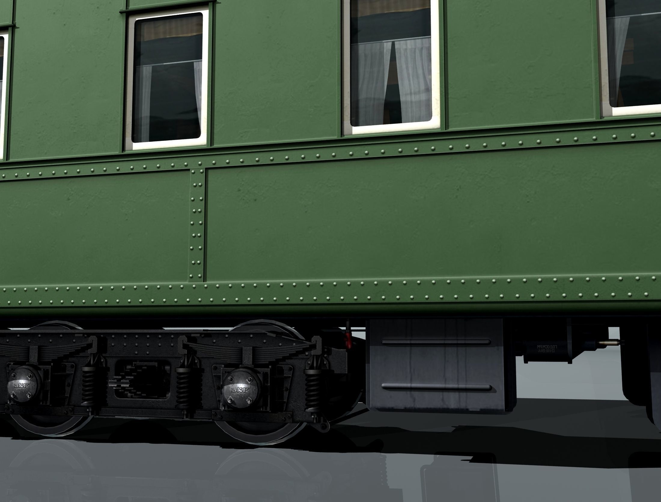 6-axle passenger railcar 3D model_14